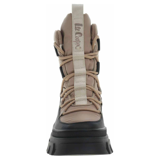 detail Dámske snehule Lee Cooper LCJ-24-47-3143LA lt.brown-black