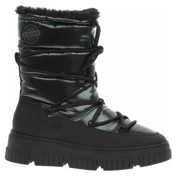 detail Dámske snehule s.Oliver 5-26401-43 green