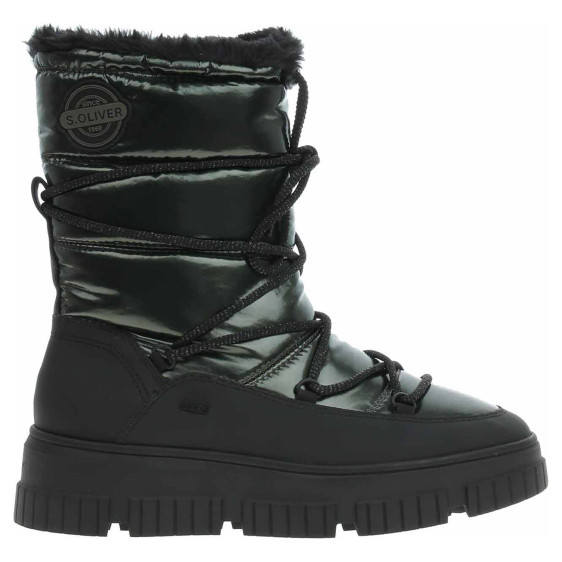 detail Dámske snehule s.Oliver 5-26401-43 green