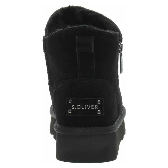 detail s.Oliver dámské válenky 5-26447-43 black