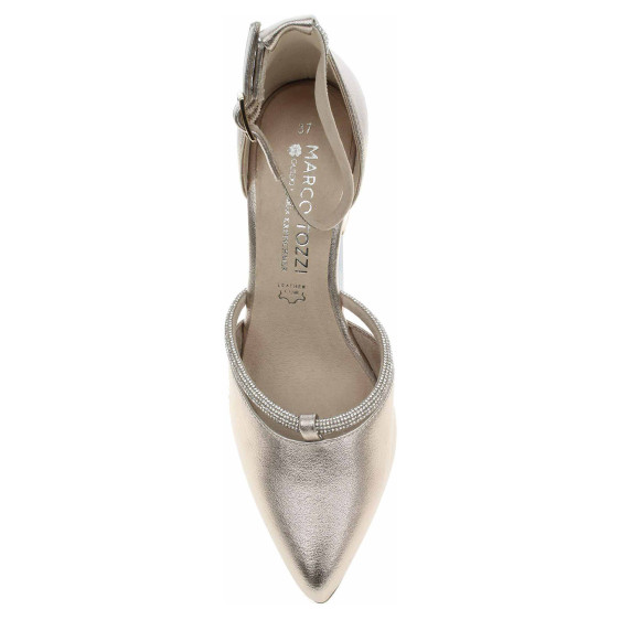 detail Dámska spoločenské topánky Marco Tozzi 2-82404-42 platinum