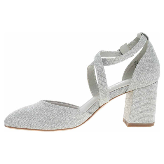 detail Dámska spoločenské topánky Tamaris 1-24414-41 silver glam