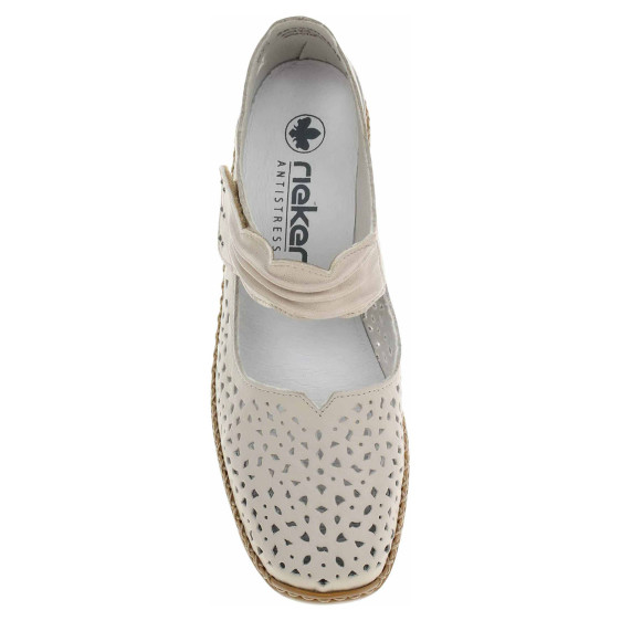 detail Dámske lodičky Rieker 41399-60 beige