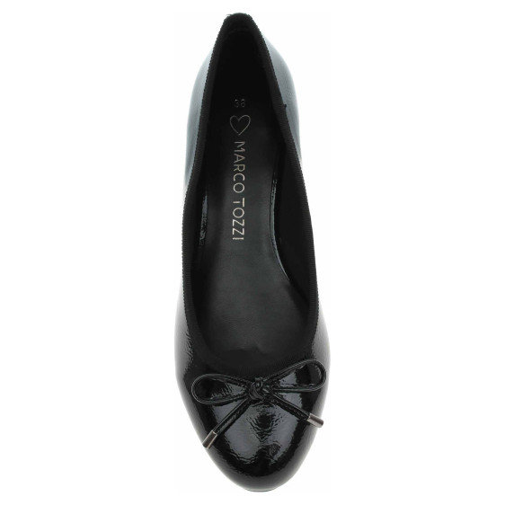 detail Dámske lodičky Marco Tozzi 2-22208-43 black patent