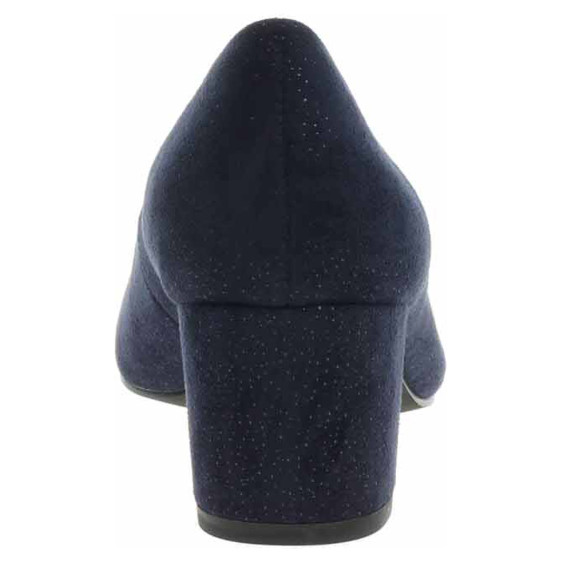 detail Dámske společenské lodičky Marco Tozzi 2-22438-43 navy metallic