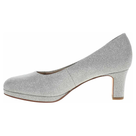detail Dámska spoločenské topánky Jana 8-22480-42 silver glitter