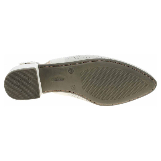 detail Dámske lodičky Rieker 47066-80 weiss