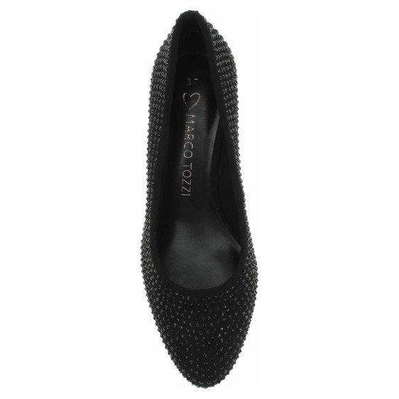 detail Dámska spoločenské topánky Marco Tozzi 2-22440-45 black glitter
