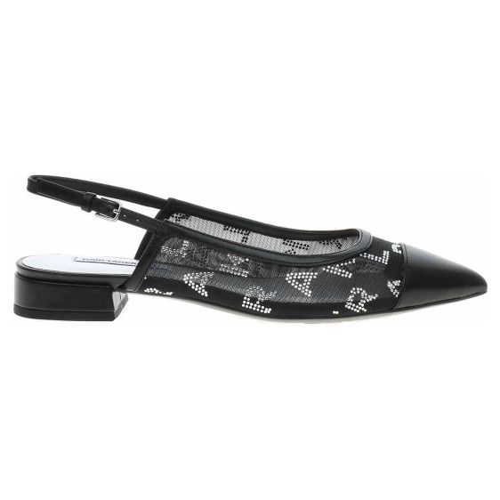 detail Dámske lodičky Karl Lagerfeld KL40153 M0S black mesh