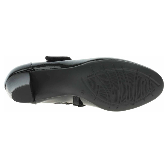 detail Dámske lodičky Jana 8-24465-43 black patent