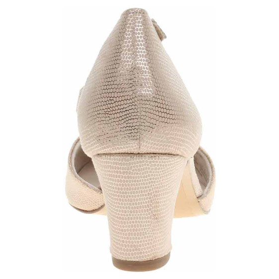 detail Dámska spoločenské topánky Tamaris 1-24412-41 light gold struct