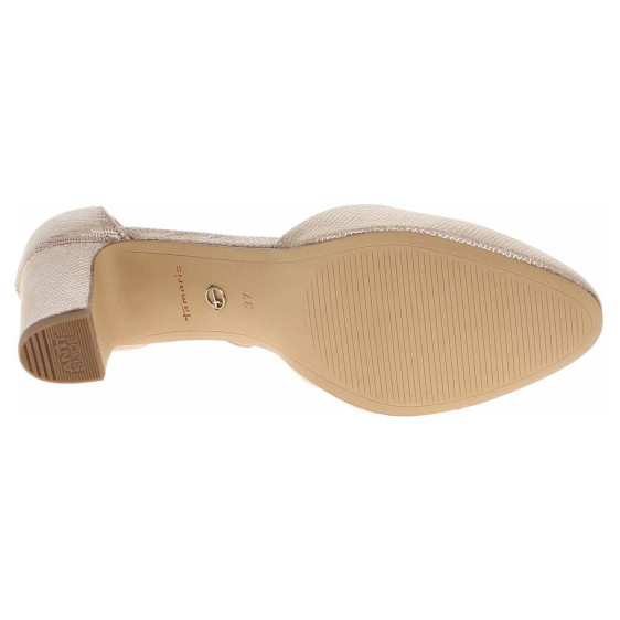 detail Dámska spoločenské topánky Tamaris 1-24412-41 light gold struct