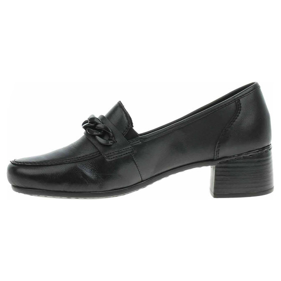 detail Dámske mokasiny Rieker 41660-00 schwarz