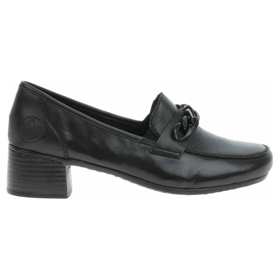 detail Dámske mokasiny Rieker 41660-00 schwarz