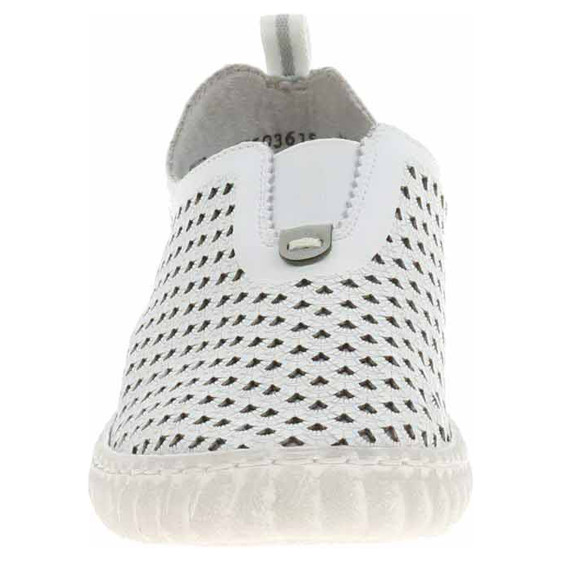 detail Dámske mokasiny Rieker N0965-80 weiss