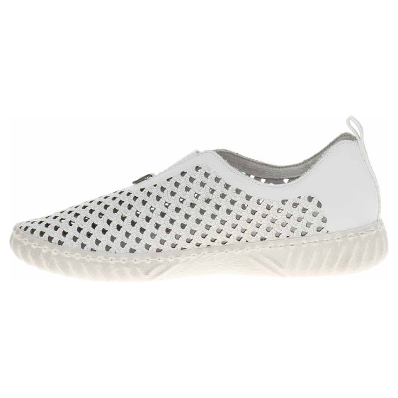 detail Dámske mokasiny Rieker N0965-80 weiss