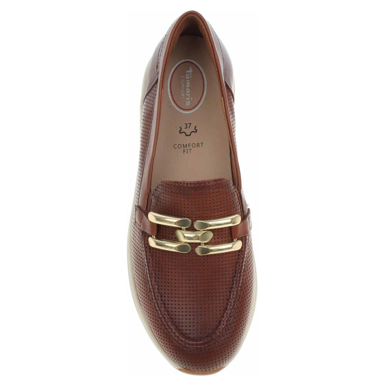detail Dámske mokasiny Tamaris 8-84700-42 cognac nappa