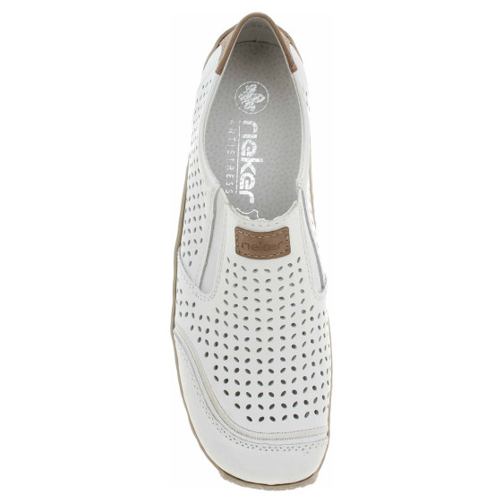 detail Dámske mokasiny Rieker L1792-80 weiss