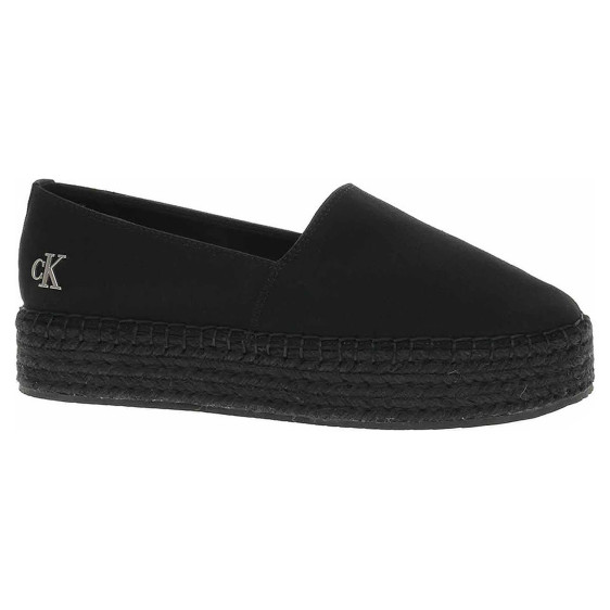 detail Calvin Klein dámské espadrilky YW0YW01737 0GJ Triple Black