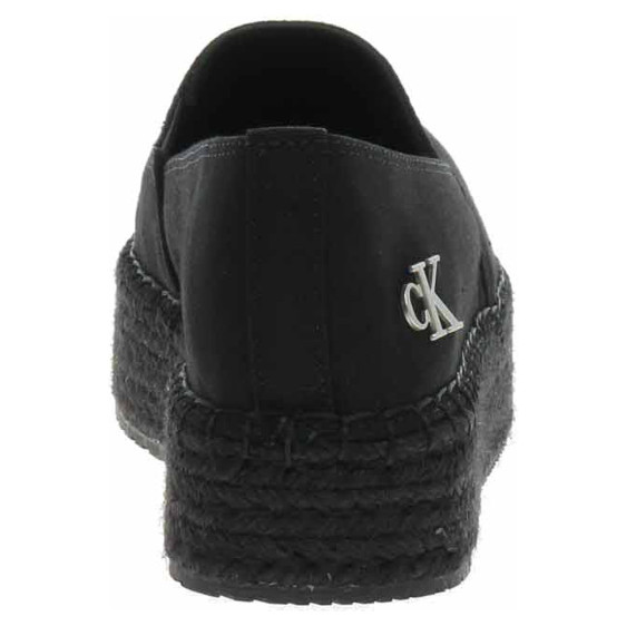 detail Calvin Klein dámské espadrilky YW0YW01737 0GJ Triple Black