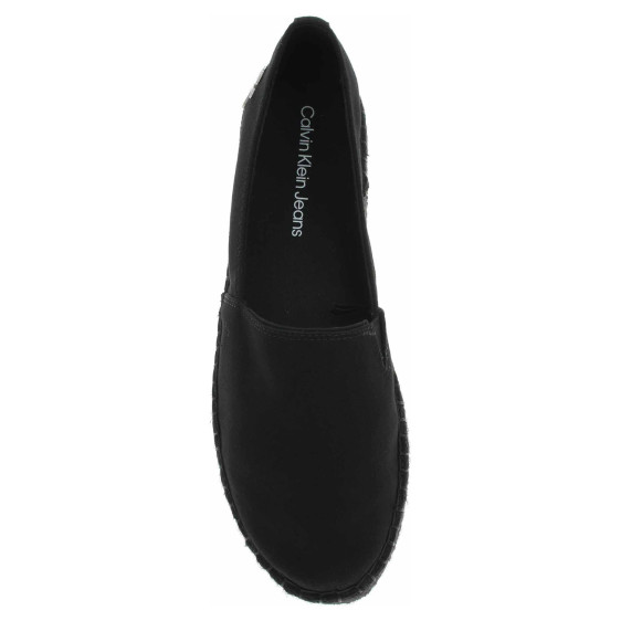detail Calvin Klein dámské espadrilky YW0YW01737 0GJ Triple Black