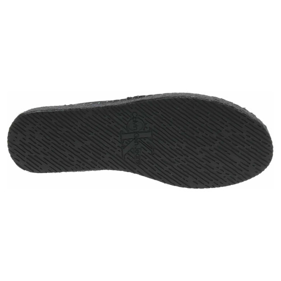 detail Calvin Klein dámské espadrilky YW0YW01737 0GJ Triple Black
