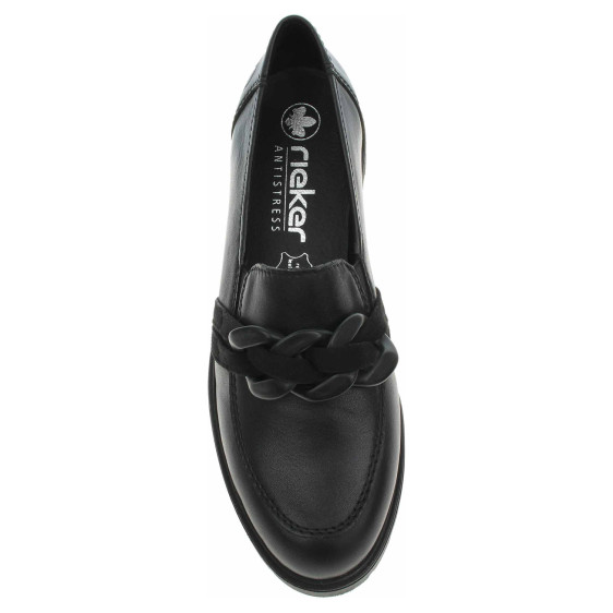 detail Dámske mokasiny Rieker 45566-00 chwarz