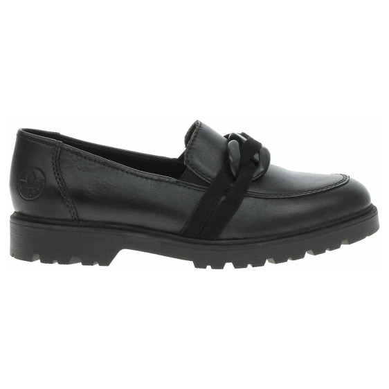 detail Dámske mokasiny Rieker 45566-00 chwarz