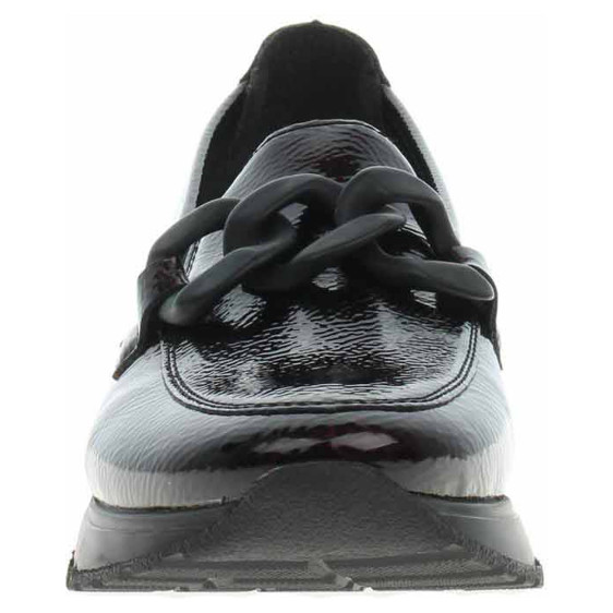 detail Dámske mokasiny Rieker 49051-35 bordo-black