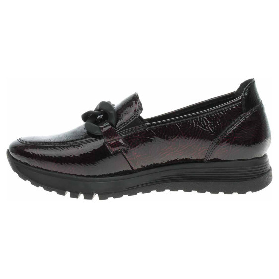 detail Dámske mokasiny Rieker 49051-35 bordo-black