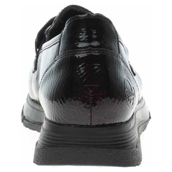 detail Dámske mokasiny Rieker 49051-35 bordo-black