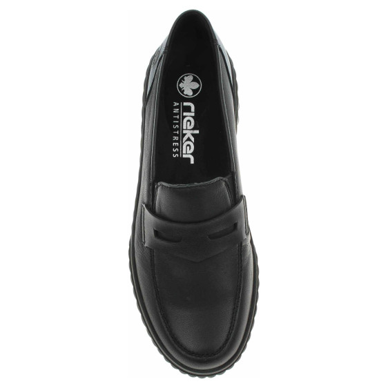 detail Dámske mokasiny Rieker N2562-00 schwarz