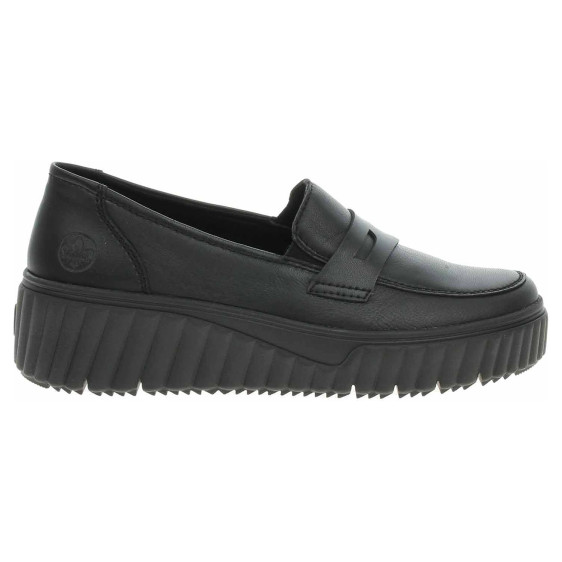 detail Dámske mokasiny Rieker N2562-00 schwarz
