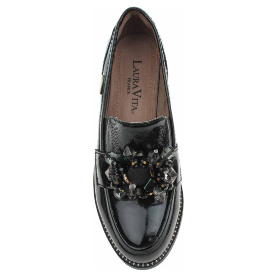 detail Dámske mokasiny Laura Vita Ibcihalo 10 werni noir