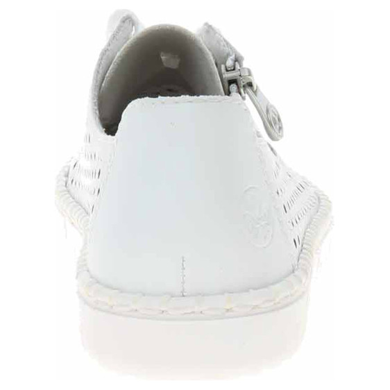 detail Dámske poltopánky Rieker M2300-80 weiss