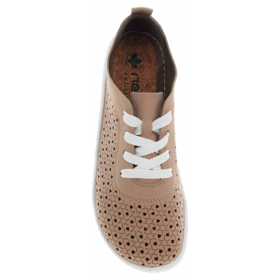 detail Dámske poltopánky Rieker 52803-60 beige