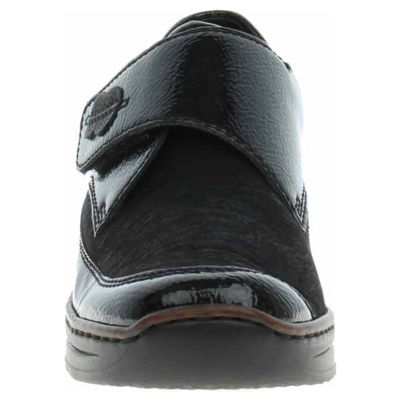 detail Dámske poltopánky Rieker 487C0-00 schwarz