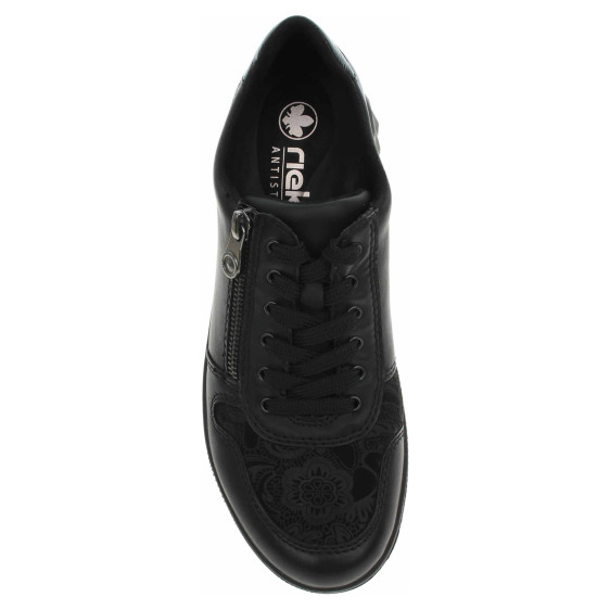 detail Dámske poltopánky Rieker 59001-00 schwarz