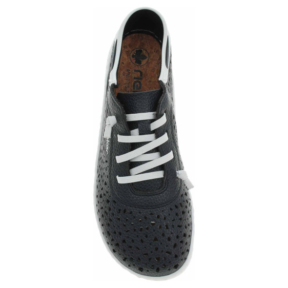 detail Dámske poltopánky Rieker 52805-14 blau kombi