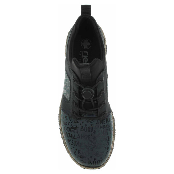 detail Dámske poltopánky Rieker N3295-14 blau