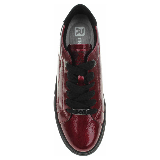 detail Dámske poltopánky Rieker W2601-35 rot