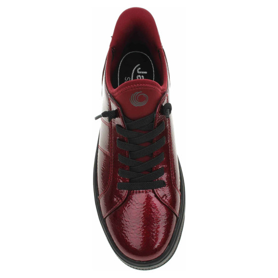 detail Dámske poltopánky Jana 8-23764-45 vino patent