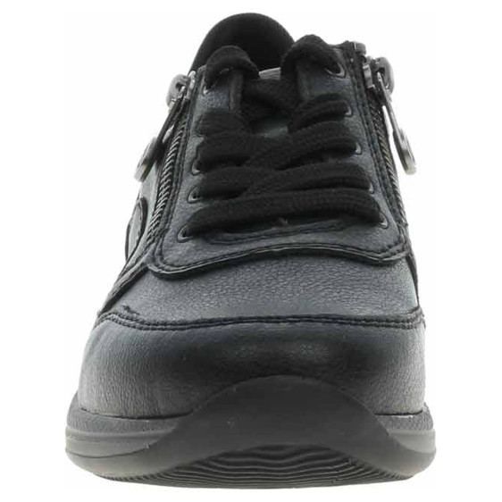 detail Dámske poltopánky Rieker N1100-00 schwarz