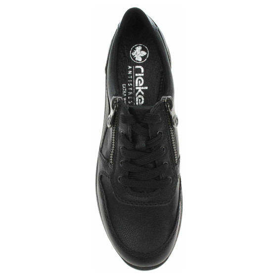 detail Dámske poltopánky Rieker N1100-00 schwarz