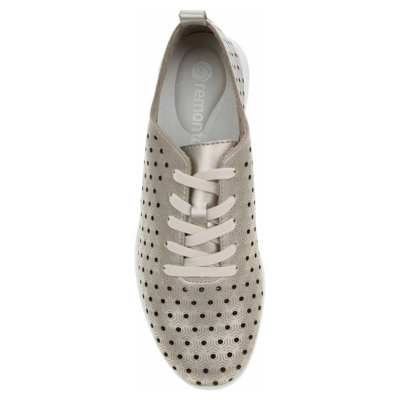 detail Dámske poltopánky Remonte R7101-91 gold