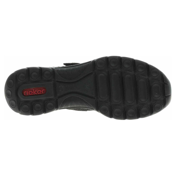 detail Dámske baleriny Rieker L32B5-00 schwarz