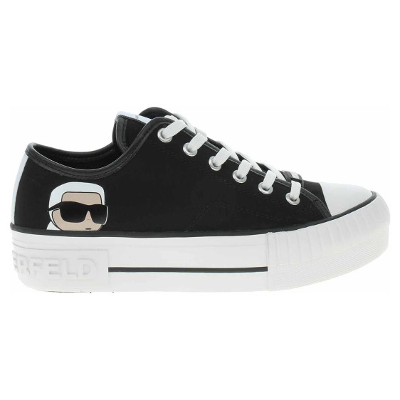 detail Dámska topánky Karl Lagerfeld KL60410N 900 Black Canvas
