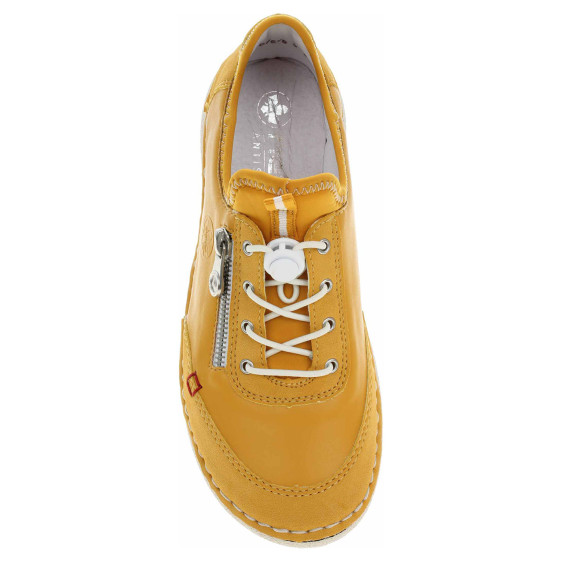 detail Dámska topánky Rieker 50962-68 gelb