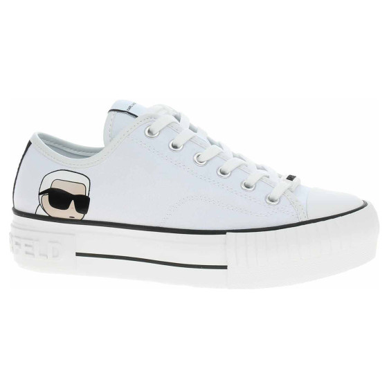 detail Dámska topánky Karl Lagerfeld KL60410N 911 White Canvas