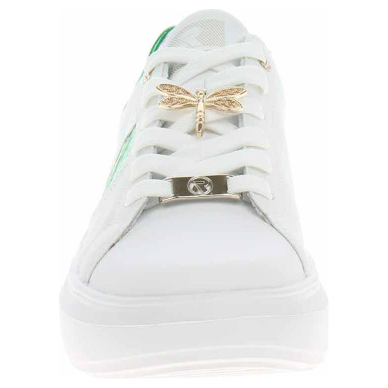 detail Dámska topánky Rieker W1202-81 weiss kombi